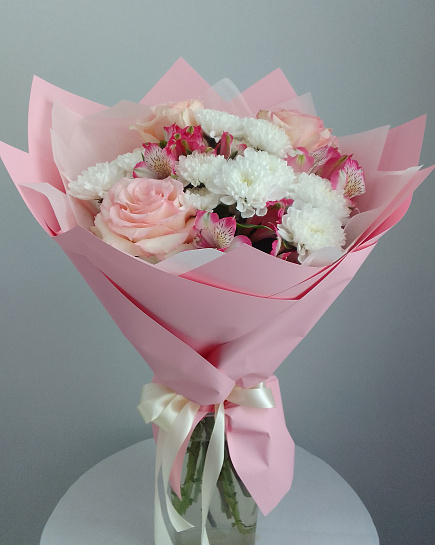 Assembled bouquet with delivery to Astana