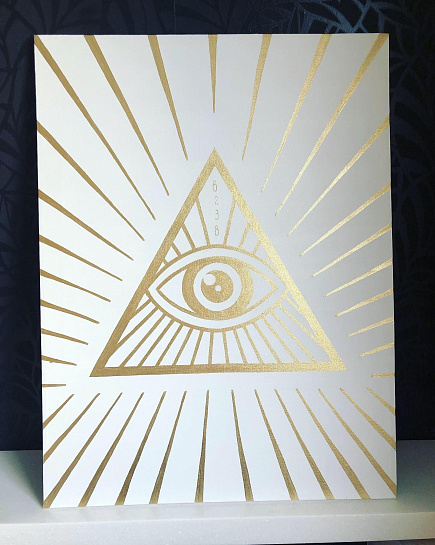 Картина "Всевидящее око" с доставкой по Астане