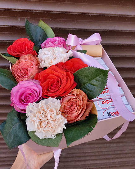 Bouquet of Combo with Kinder flowers delivered to Pavlodar