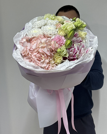 Assembled bouquet with delivery to Astana