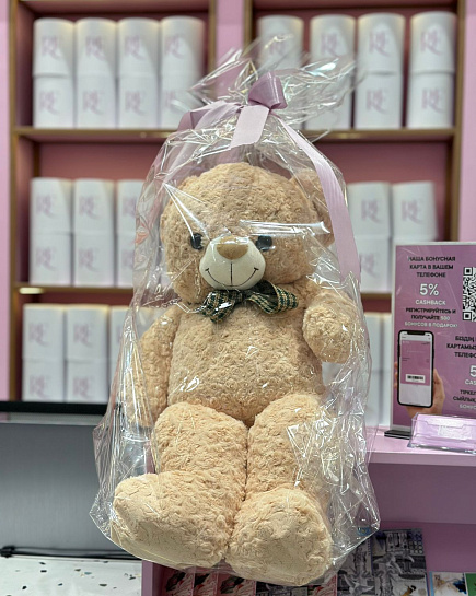 Bouquet of Teddy bear flowers delivered to Almaty