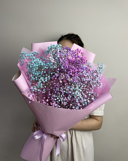 Bouquet of Gypsophila flowers delivered to Astana