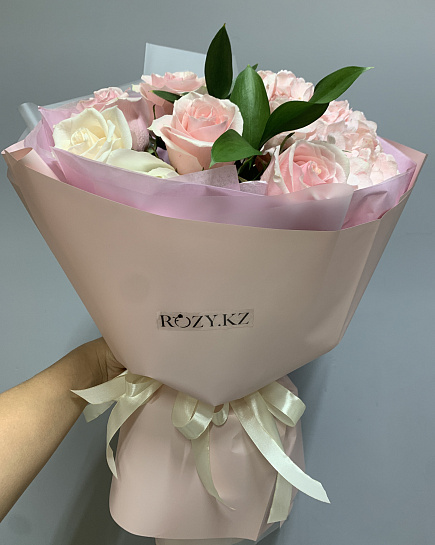 Assembled bouquet with delivery to Astana