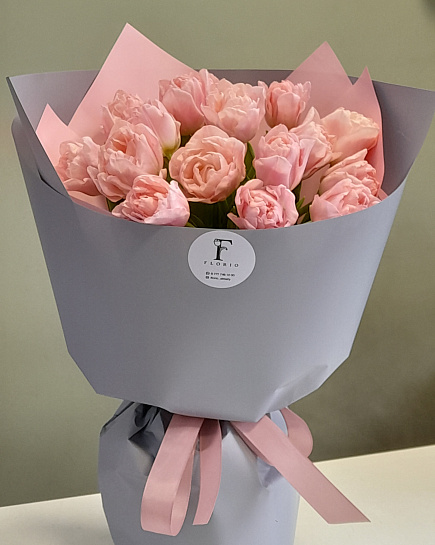 Букет из розовых тюльпанов с доставкой по Алматы