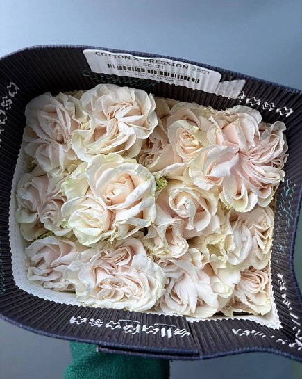 25 роз в пачке (оттенок на вкус флориста) с доставкой по Астане