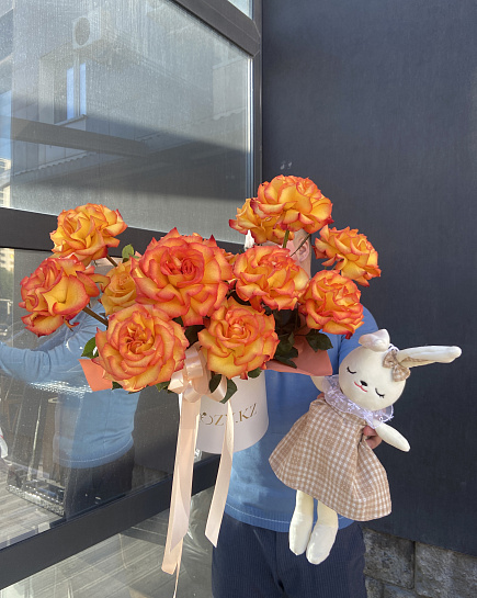 Bouquet of Combo with rabbit flowers delivered to Astana