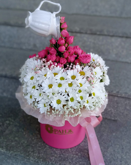 Bouquet of Pink dream flowers delivered to Almaty
