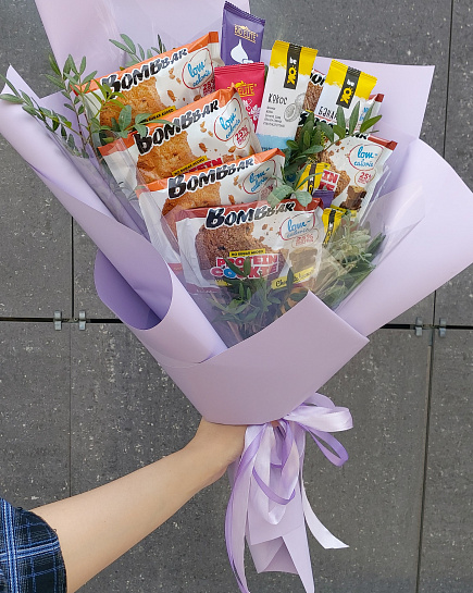 Bouquet of Healthy sweets flowers delivered to Pavlodar