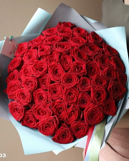 Букет из красных роз (49) с доставкой по Шымкенте