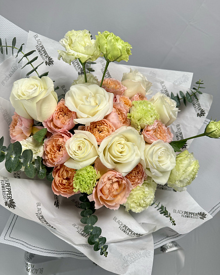 Bouquet of GOLDEN RATIO flowers delivered to Almaty