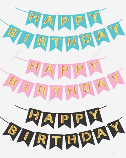 “Happy birthday” растяжка с доставкой по Астане