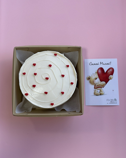 Bento cake “Hearts” with delivery to Astana