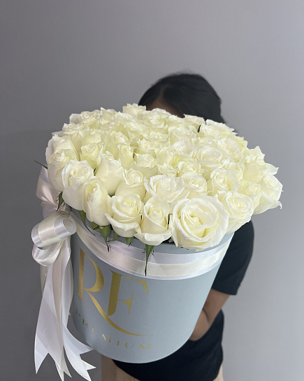 Bouquet of gentle cloud flowers delivered to Shymkent