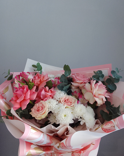 Assembled bouquet with delivery to Astana