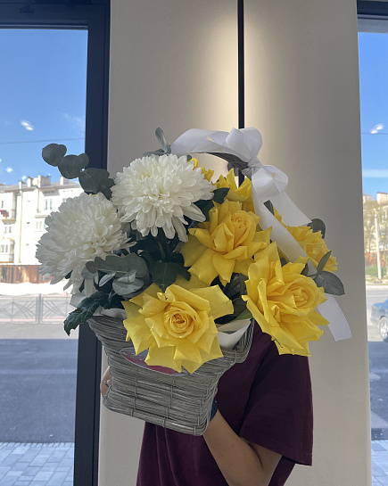 Bouquet of Sun flowers delivered to Shymkent
