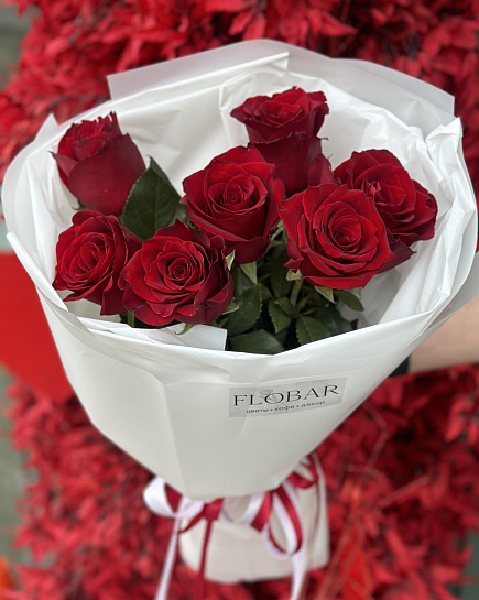 Bouquet of 7 Ch flowers delivered to Astana