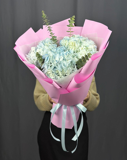 Bouquet of Mono hydrangea S flowers delivered to Astana