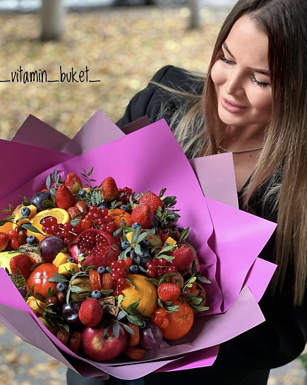 Bouquet of Fruit and berry bouquet flowers delivered to Astana