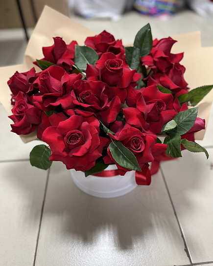 Bouquet of Gorgeous box flowers delivered to Kostanay.