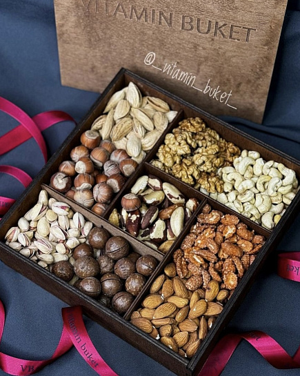 Gift box with nuts with delivery to Astana