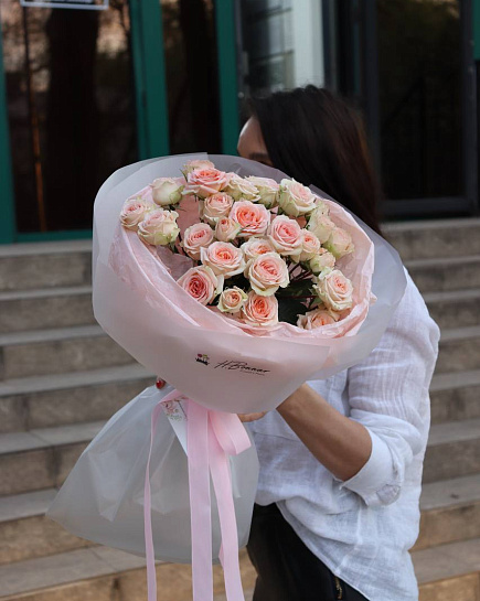 Rosanella bush roses 7 pcs with delivery to Almaty