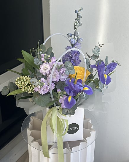 Солнечный акцент в фиолетовых тонах с доставкой по Астане