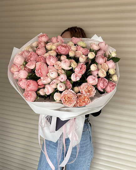 Bouquet of Marmalade flowers delivered to Almaty