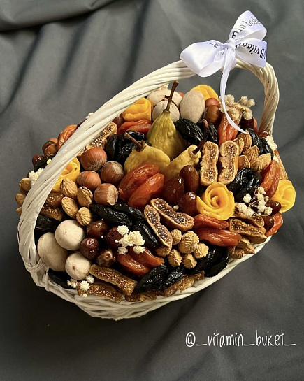 Bouquet of Dried fruit basket flowers delivered to Astana