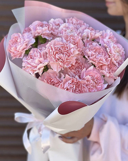Pink sunset with delivery to Kostanay.