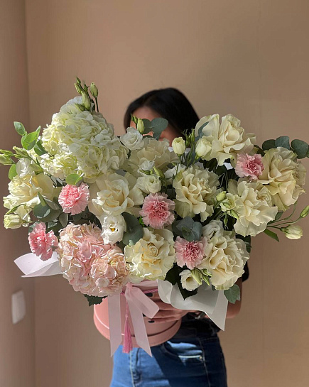 Bouquet of Composite Box ❤️ flowers delivered to Almaty