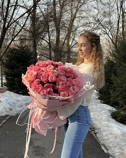 Bouquet of Miss flowers delivered to Almaty