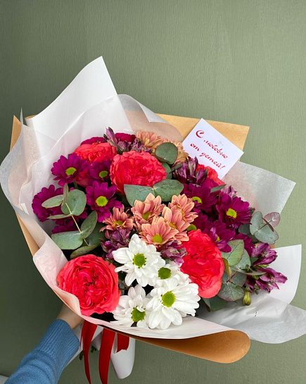 Bouquet of Autumn brilliance flowers delivered to Astana