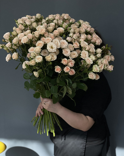 Bouquet of 51 spray roses flowers delivered to Karaganda