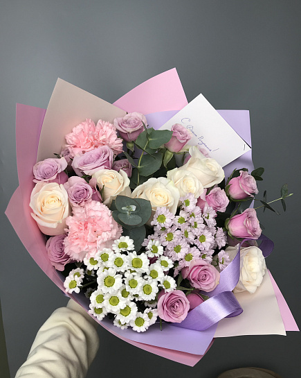 Bouquet of Cute eurobouquet flowers delivered to Pavlodar