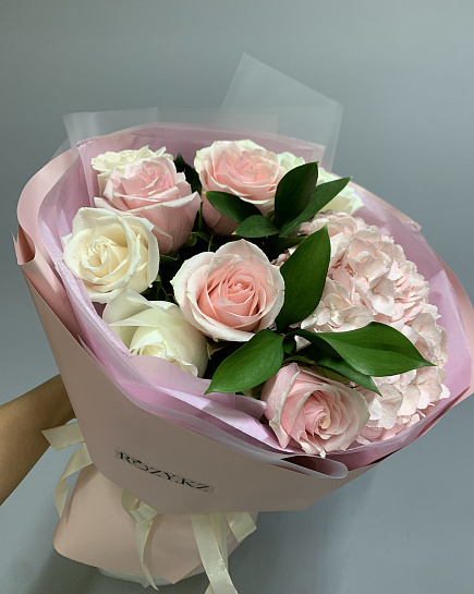 Assembled bouquet with delivery to Astana