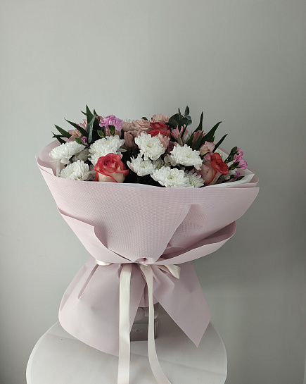 Assembled bouquet with delivery to Astana