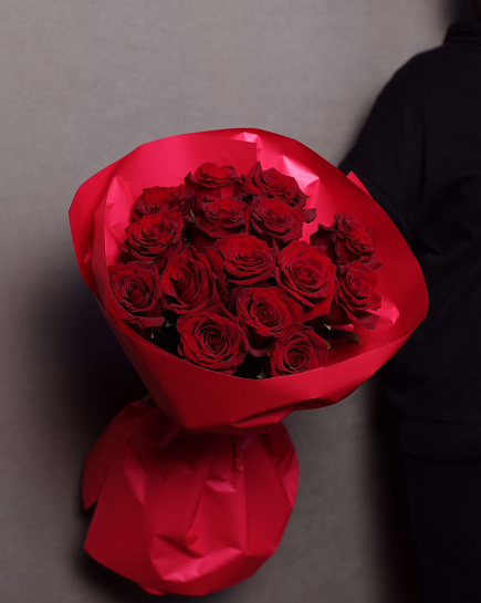 15 красных роз с доставкой по Петропавловске