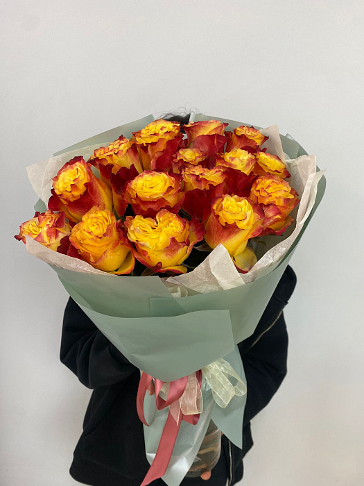 Bouquet of peony roses