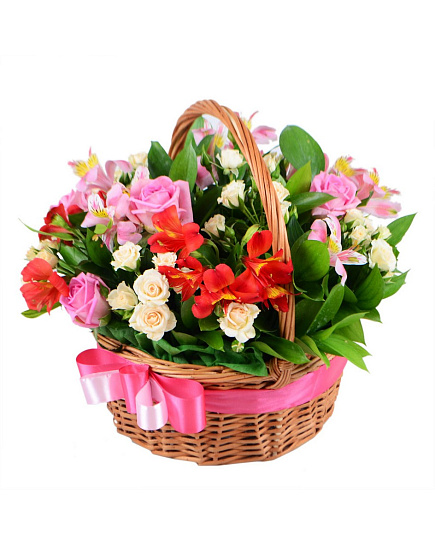 Bouquet of Music of spring flowers delivered to Zhanatas