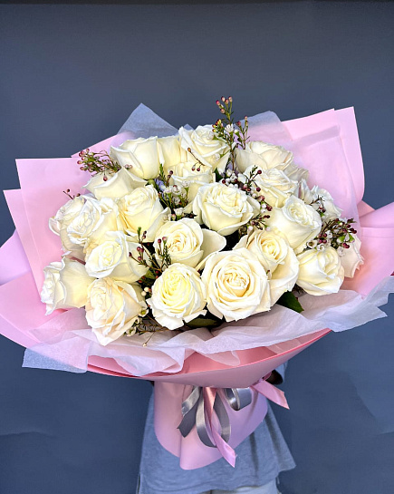 Bouquet of Dopamine flowers delivered to Astana