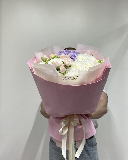 Assembled bouquet with delivery to Astana