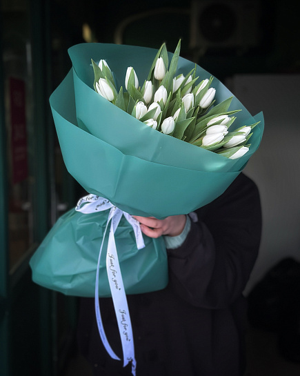25 тюльпанов  с доставкой по Караганде