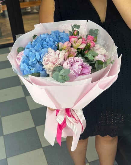 Морской бриз с пионами with delivery to Astana