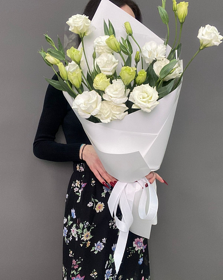 lisianthus with delivery to Almaty