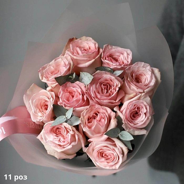 Bouquet of peony roses Pink Ohara (11)