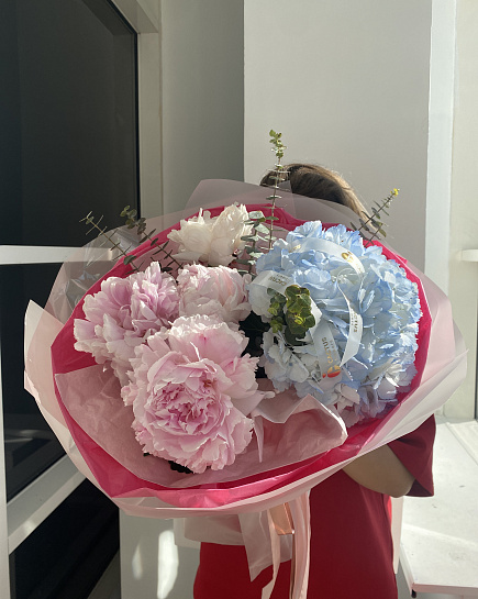 Bouquet of Assembled bouquet flowers delivered to Astana