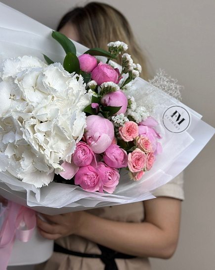 Bouquet of Romantic flowers delivered to Astana