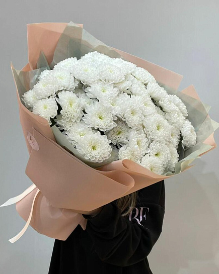 Bouquet of spray chrysanthemums with delivery to Kostanay.