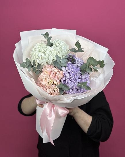 Bouquet of Mono Hydrangeas flowers delivered to Astana