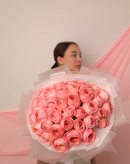 Букет "Pink expression" с доставкой по Алматы